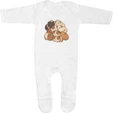 'Guinea Pig Pile' Baby Romper