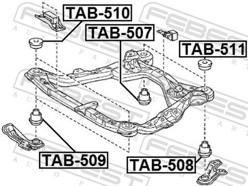 Fits febest tab 509 - fits, tab-509