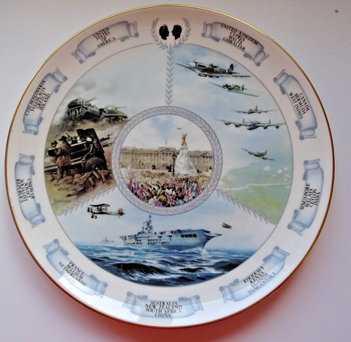 Coalport commemmorative plate - ,