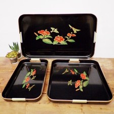 Vintage Serving Trays Set