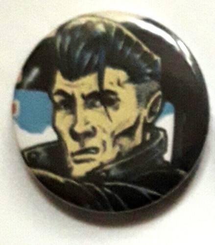 25mm badge teddy - badge, rock