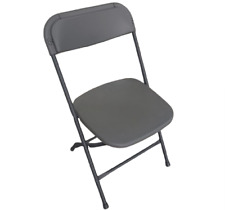 Folding Plastic Chairs Grey (ex Paris Olympics)
