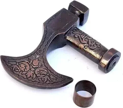 Antique brass axe - antique,