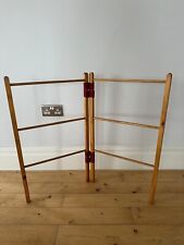 Vintage Wooden 2 Fold Clothes Horse Airer Shop Display Rach Air Maiden 1930s?