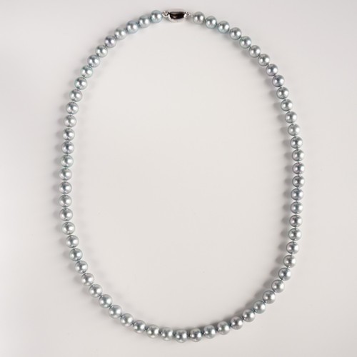 5mm round silver blue - round,