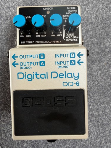 Boss digital delay pedal - boss, dd-6