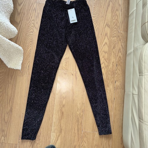 Black sparkly leggings age - black,