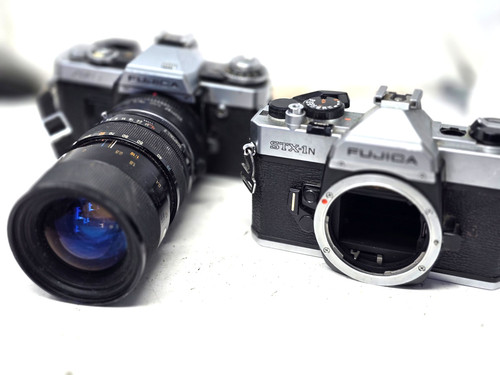 Fujica 35mm stx 1n film - ax-5, stx-1n