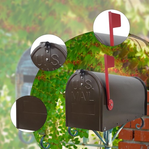 Metal mailbox heavy - metal, duty