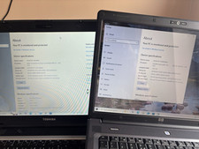 Toshiba l300d-13s 15.5" AMD Turion X2 Laptop 4gbRam 160gb. And Hp G7000 2gb ram