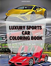Luxury Cars Coloring Book