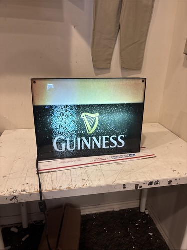 Guinness beer lighted sign - beer,