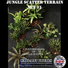 WPF -Jungle Scatter Terrain Sets Hand Made-FOW|Bolt Action|COC|28MM|15MM|WW2