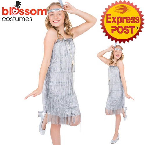Ck1444 girls silver flapper - ck1444,