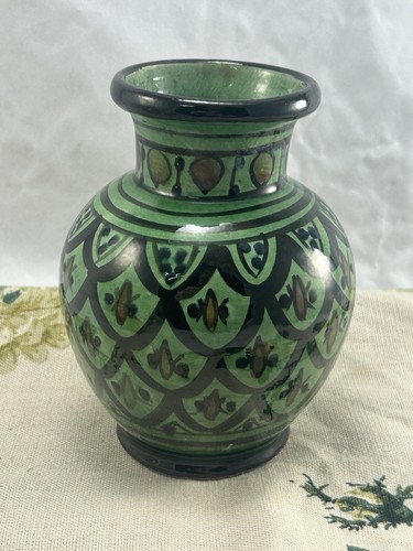 Vintage hand painted moroccan - vintage,