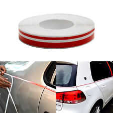 Red Car Body Decal Striping