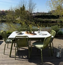 Green Aluminium 7 Piece Outdoor/Garden Dining Set (BRAND NEW UNOPENED)