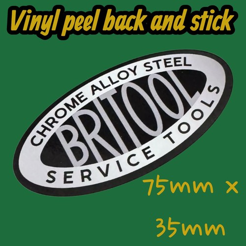 Britool vinyl sticker tool box - britool,