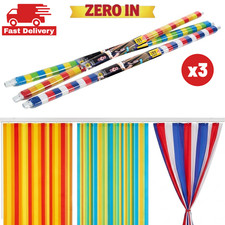 3x Coloured PVC Strip Blind