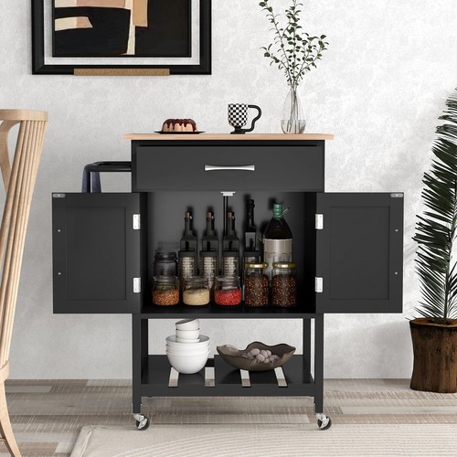 Rolling kitchen island cart - rolling,