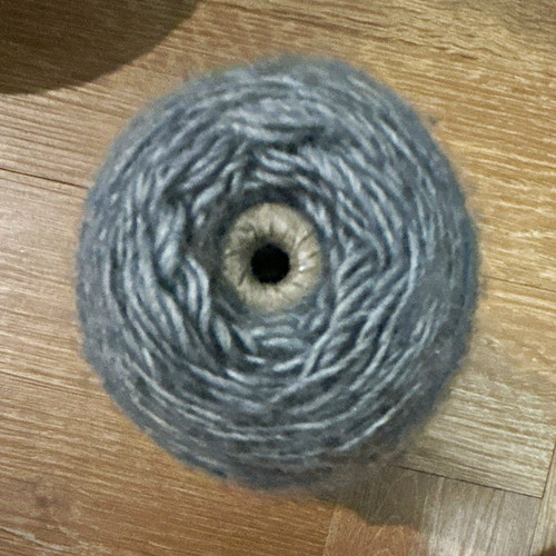 Grey wool acrylic ply - ply, cone
