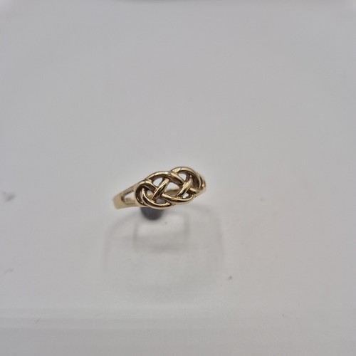 9ct celtic style ring - celtic, 1.63g