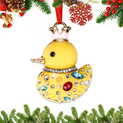 Yellow duck christmas - duck,