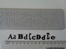 Sizzix Tim Holtz Alphabetical  Alphabet & Numbers Craft Die