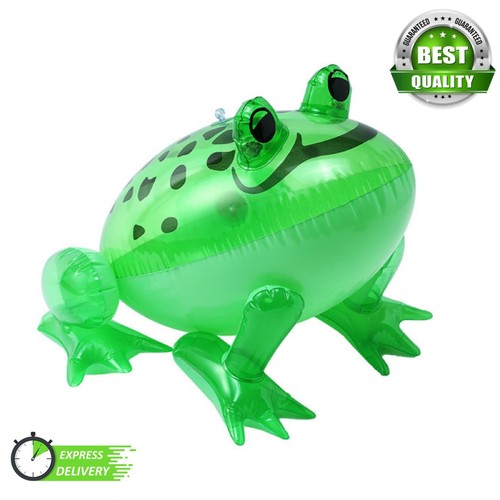 Inflatable green frog 39cm - frog,