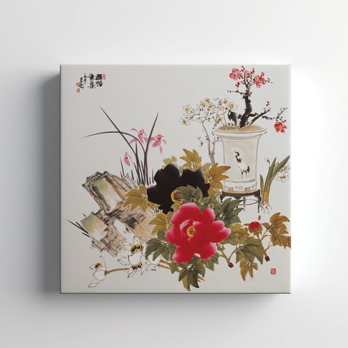 Chinese oriental flowers - chinese,