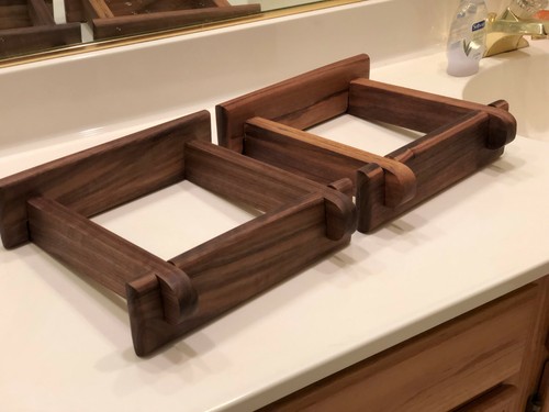 Custom made walnut speaker - made,