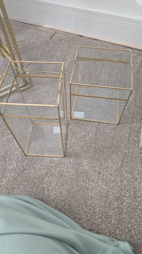 Gold zara home glass - home, lanterns