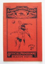 ARSENAL v EVERTON 1925/1926