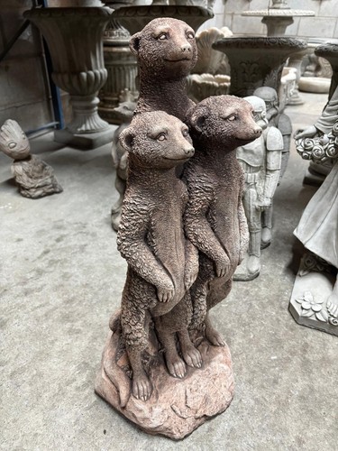 Garden meerkat statue - , ornament