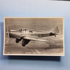 Private Aircraft Postcard C1935 Real Photo Miles Falcon G-Aecc Bridport Crash
