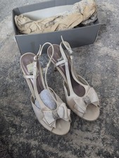 John Lewis Heels Bow Shoes Size 8