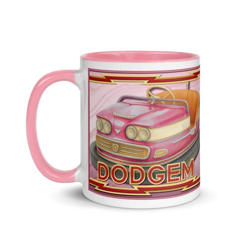 Dodgem cars fairground art - cars,