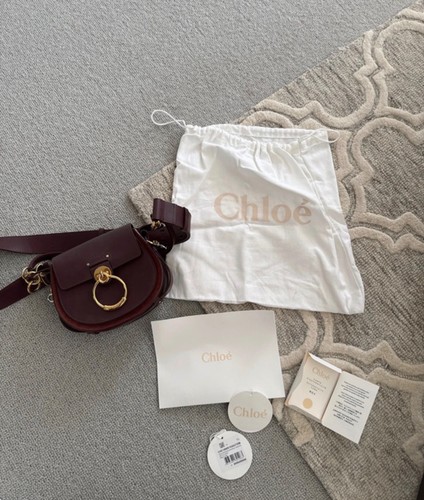 Chloe burgundy handbag - chloe,