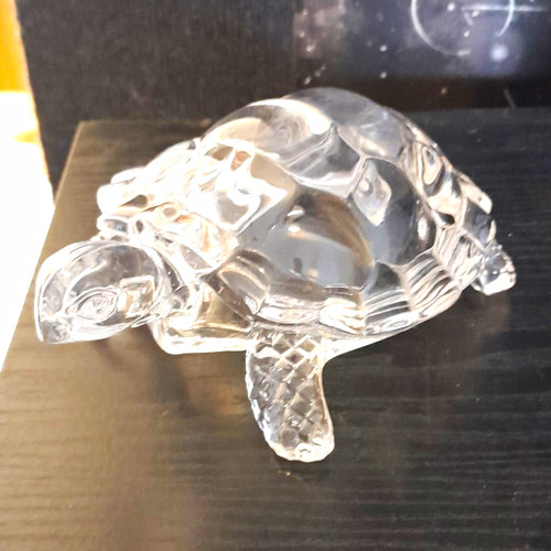 Clear glass turtle lead - glass, 24%