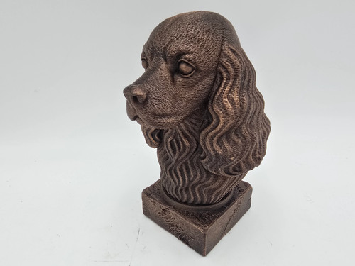 American cocker spaniel bust - american,