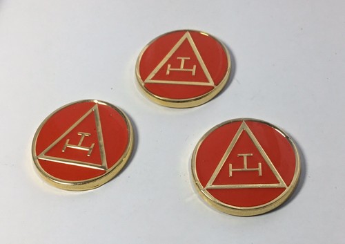 Masonic triple tau ball marker - triple,