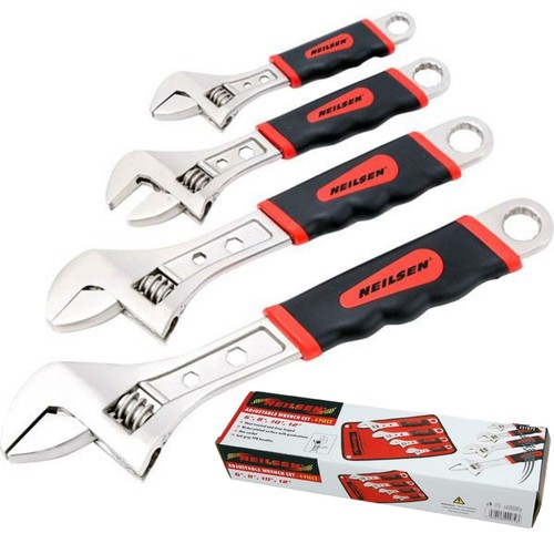 4pc adjustable spanner wrench - spanner,