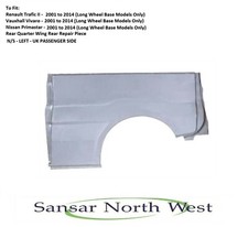 For Vauxhall Vivaro LWB