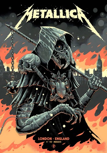 Metallica 2026 tour poster - 2026,