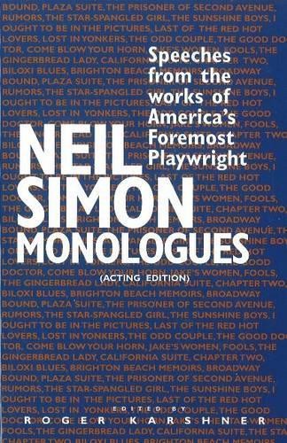 Neil simon monologues - neil,