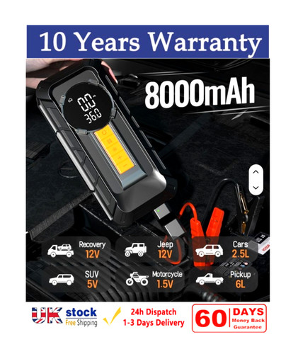 Car jump starter - jump, in