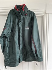 Jaguar Team Issue Medium Weight / Lined Rain  Jacket with Foldaway Hood size L