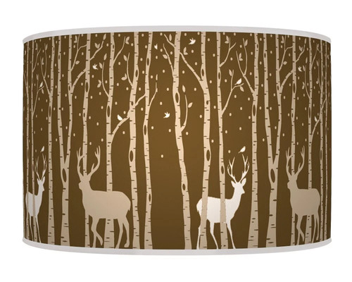 Trees stag deer brown - stag, handmade