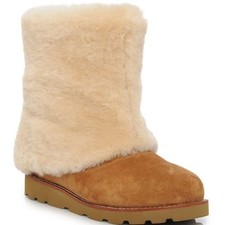 REDUCED!! Genuine Ugg Maylin Chestnut Boots With Deep Cuff RRP £210 BNWoB Size 7