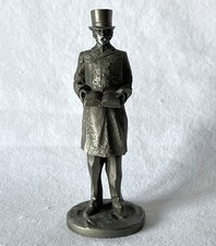 Vintage Unpainted Pewter Model